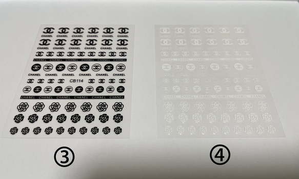 オマケプレゼント中‼️新色入荷✨⚠️注意事項必読⚠️ロゴシール/ネイルシール まとめ買い大歓迎！ 2枚目の画像