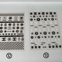 オマケプレゼント中‼️新色入荷✨⚠️注意事項必読⚠️ロゴシール/ネイルシール まとめ買い大歓迎！ 6枚目の画像