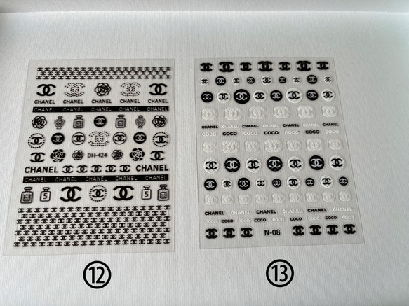 オマケプレゼント中‼️新色入荷✨⚠️注意事項必読⚠️ロゴシール/ネイルシール まとめ買い大歓迎！ 6枚目の画像