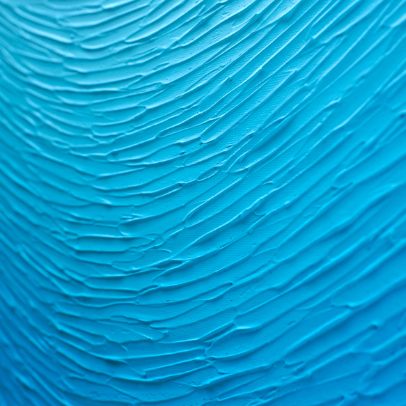 【無何有（M-#44）】 モダンアート　絵画　海　アートパネル　ブルー　テクスチャーアート 6枚目の画像