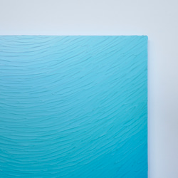 [Mukayu (M-#44)] 現代藝術繪畫海洋藝術面板藍色紋理藝術 第7張的照片