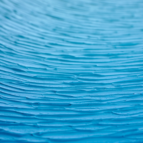 [Mukayu (M-#44)] 現代藝術繪畫海洋藝術面板藍色紋理藝術 第4張的照片