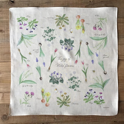 Handkerchief set / Natural herbs & Wild flowers 4枚目の画像