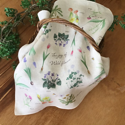 Handkerchief set / Natural herbs & Wild flowers 5枚目の画像