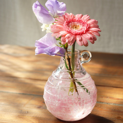 母の日＊「花色一輪挿し さくらパステル」贈り物 ギフト サクラ ピンク  カーネーション バラ ローズ 6枚目の画像