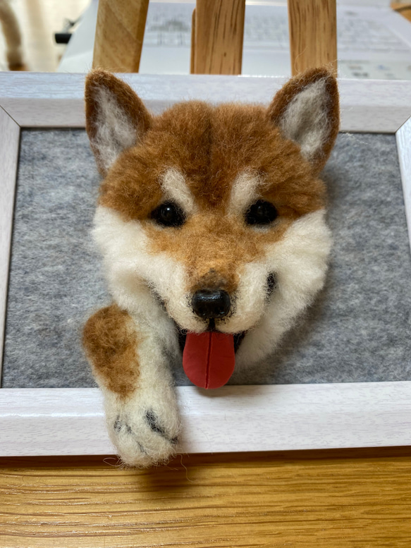 愛犬ちゃんのそっくりなリアルなペット人形をお作りします！　羊毛フェルト　犬　オーダー　ぬいぐるみ　愛犬　　ペット　リアル 7枚目の画像