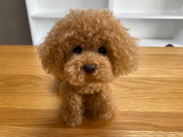 愛犬ちゃんのそっくりなリアルなペット人形をお作りします！　羊毛フェルト　犬　オーダー　ぬいぐるみ　愛犬　　ペット　リアル 2枚目の画像