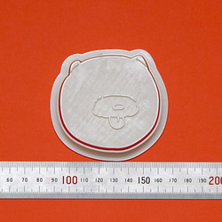 《チャウチャウクッキー型》　型枠スタンプ2点セット 4枚目の画像
