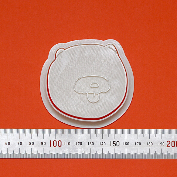 《チャウチャウクッキー型》　型枠スタンプ2点セット 4枚目の画像
