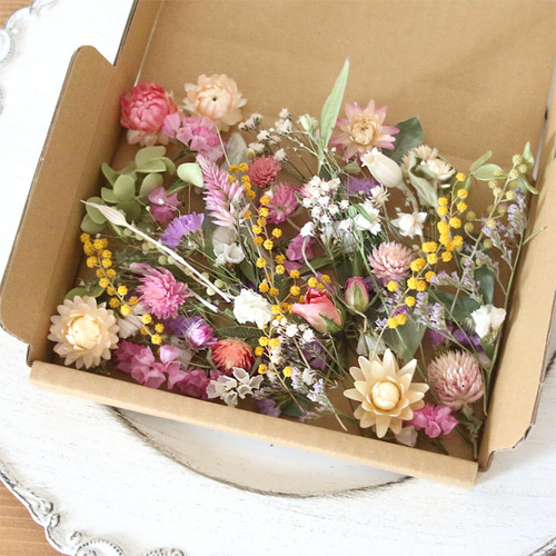 ドライフラワー 花材 詰め合わせ ドライフラワー 花材 詰め合わせ （ オリジナルF・パステル系