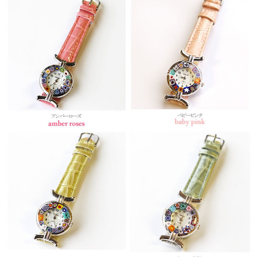 イタリア　ガラス細工　掛け時計　ムラーノガラス　ベニス　ベネチアングラス イタリア ガラス細工 掛け時計 ムラーノガラス ベニス