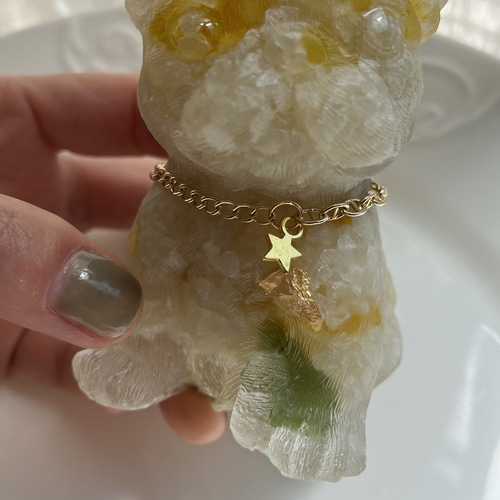 オルゴナイト フレンチブルドッグ 水晶 金箔 パールアカシア その他  