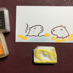 いちごのショートケーキの消しゴムはんこ（持ち手つき） はんこ