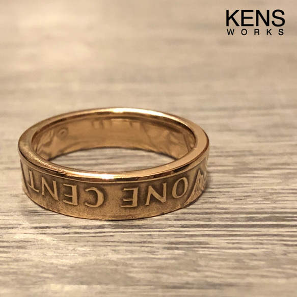 USA 1セント銅貨 コインリング 指輪・リング KENS WORKS 通販