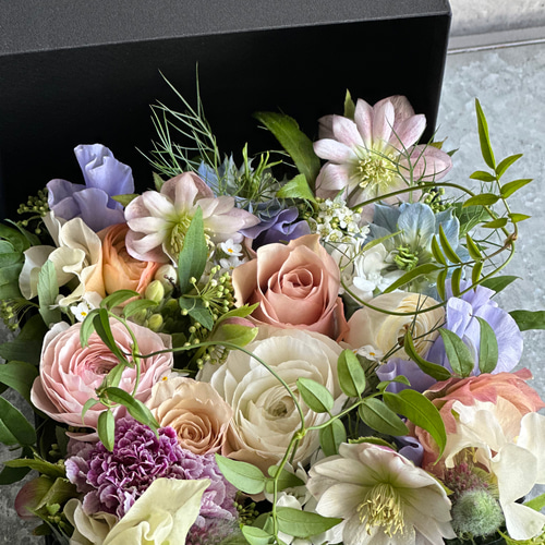 2025♡Thanks.Mom♡生花BOXフラワーアレンジメント ハーバリウム