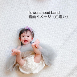 ▼▼ ダスティモーブ ピンク　flowers head band ▼▼ 11枚目の画像