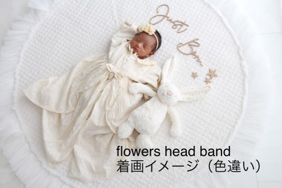 ▼▼ ダスティモーブ ピンク　flowers head band ▼▼ 9枚目の画像