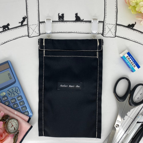後付けポケット【トートバッグ専用・縦長/スマホサイズ】 その他 後付けポケット【トートバッグ専用・縦長/スマホサイズ】 その他