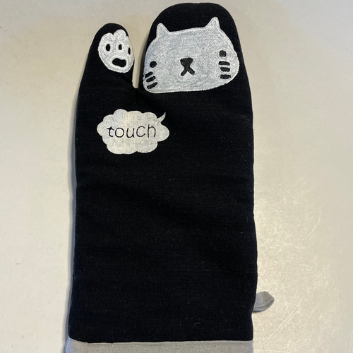 人気 ハンドメイド 猫柄 耐熱布 ミトン オリジナルデザイン 鍋つかみ 調理器具