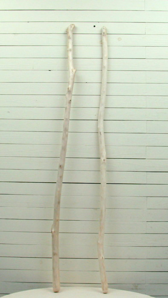 「送料無料」流木棒１ｍ以上の２本セット c508 DIY園芸インテリア店舗ディスプレイや撮影用に使える流木棒素材 4枚目の画像