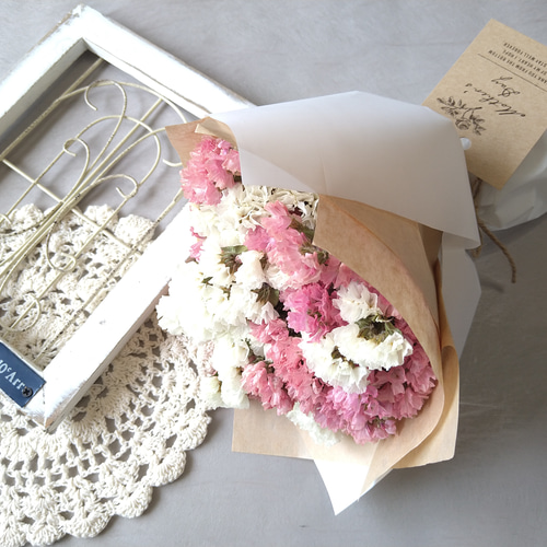 ♡選べるスターチスブーケ♡父の日 ドライフラワー 韓国インテリア