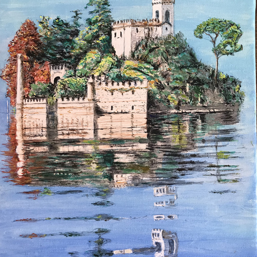 絵画 城の絵　風景画 絵画 城の絵 風景画 agmotokawa_ishii-eleskorialkyuden