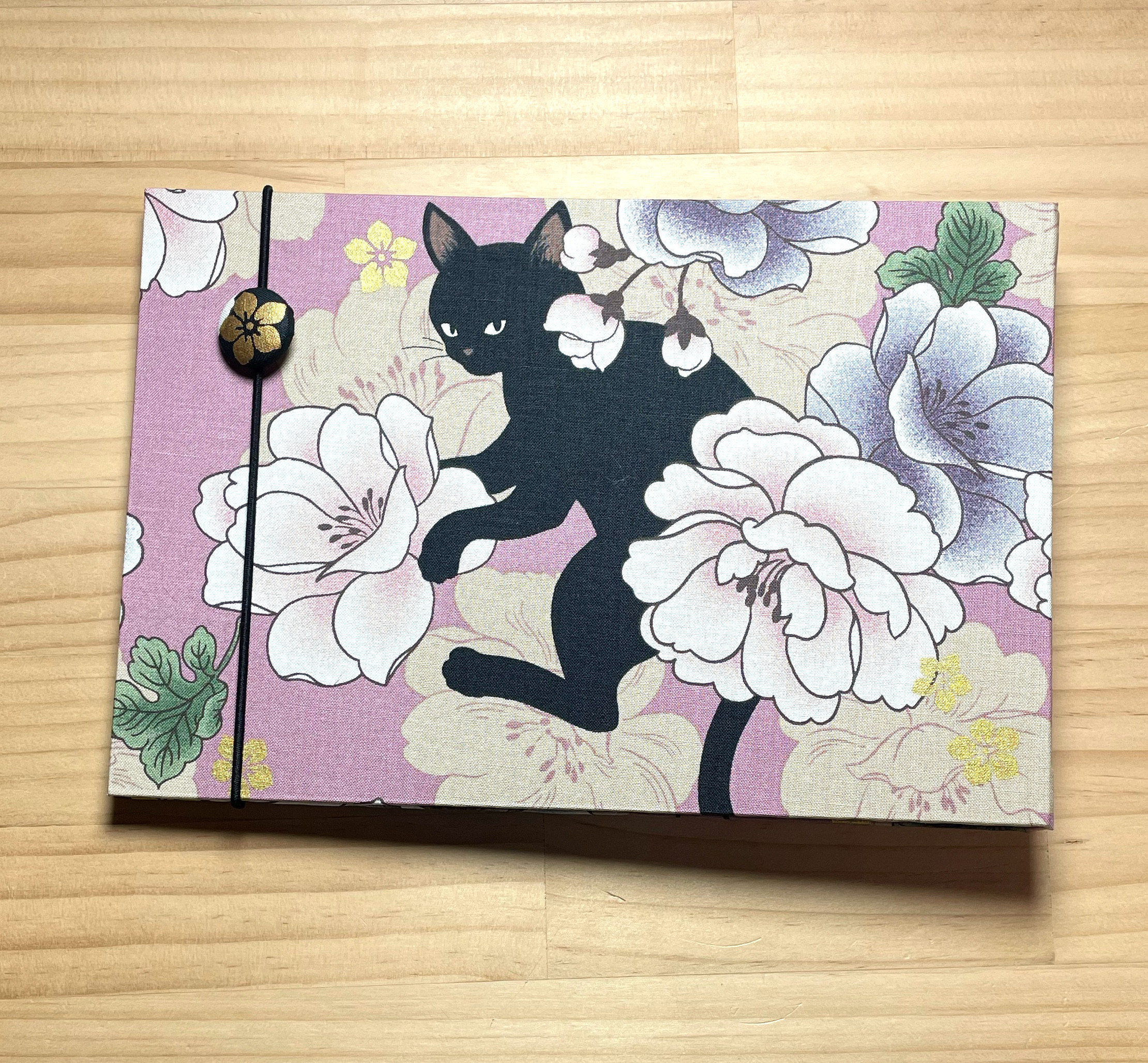 信頼も高い 御朱印ホルダー】（大）見開き60枚 バンド付 切り絵御朱印収納 その他