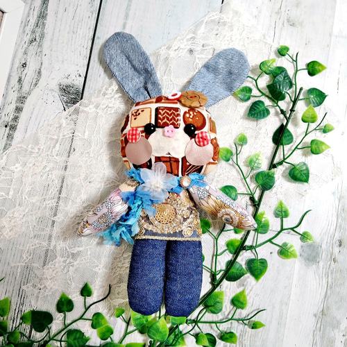 ゆるかわ癒し系 うさぎさん♪ 布ぐるみ ぬいぐるみ インテリア