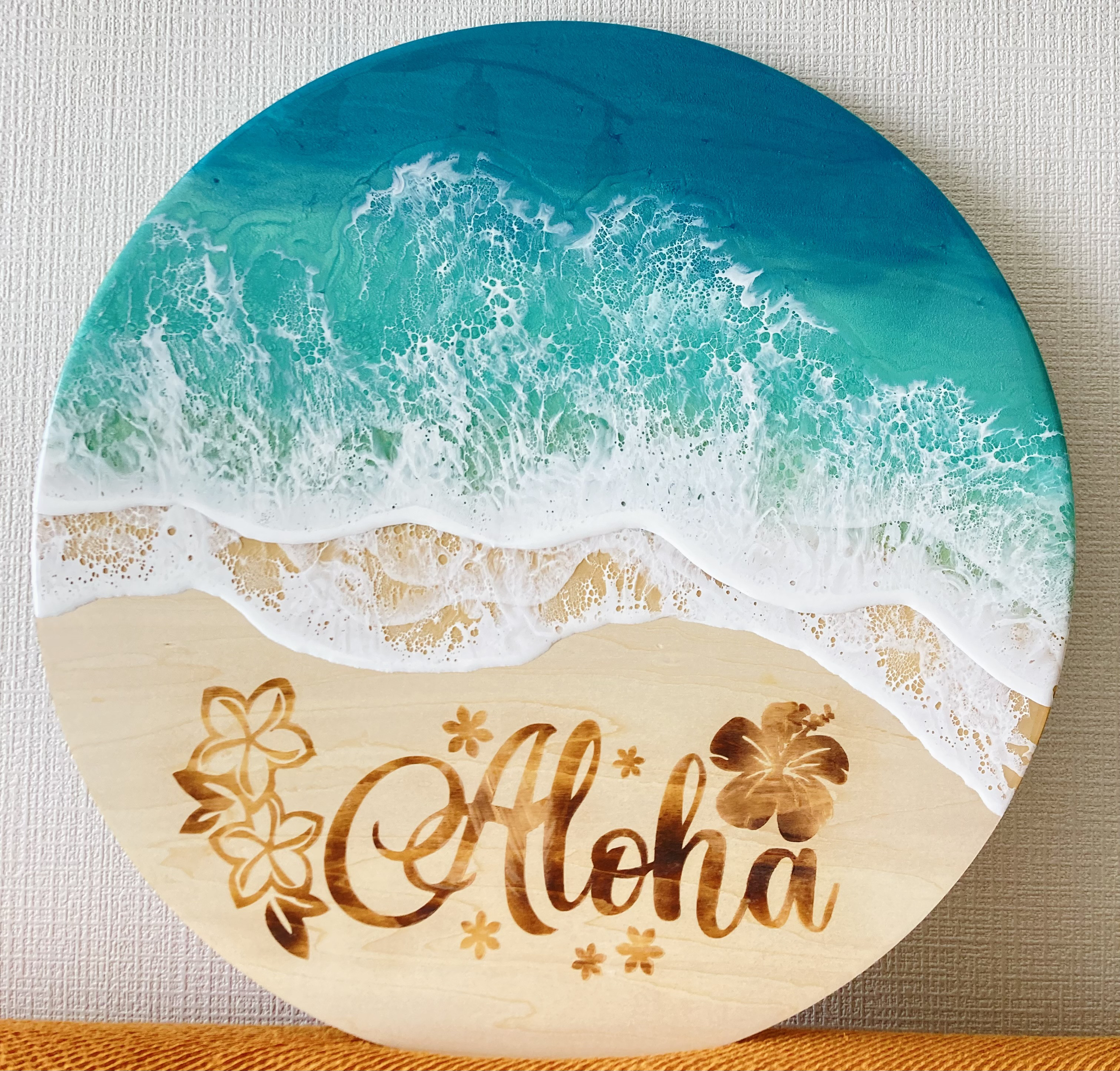 オーシャンアート/海の絵/レジンアート①