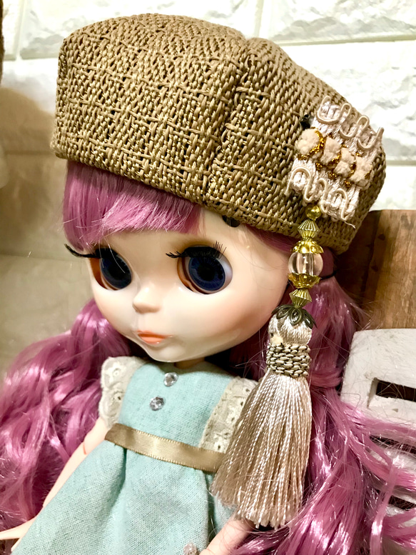 ブライス帽子テディベア風