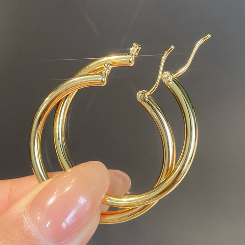 k18 フープピアス　【オーダーメイド】 ピアス K18 オーダーメイド ピアス（フープ） CHIC JEWELRY 通販