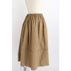 ◆選べるスカート丈 ギャザーボリュームスカート【Gather volume skirt】Beige 6枚目の画像