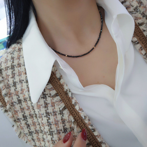 K18YG ブラックダイヤモンド ネックレス 20.0ct K18 ブラックダイヤモンド 20ct ネックレス ネックレス・ペンダント