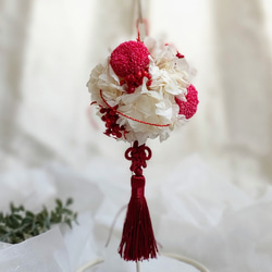 お花のぼんぼり　特別感　ハレの日フラワーギフト　お洒落　個性的なプレゼント　　気持ちが伝わるプレゼント　和モダン 5枚目の画像