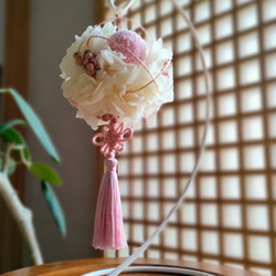 お花のぼんぼり　特別感　ハレの日フラワーギフト　個性的なデザイン　気持ちが伝わるプレゼント　お洒落プレゼント 5枚目の画像