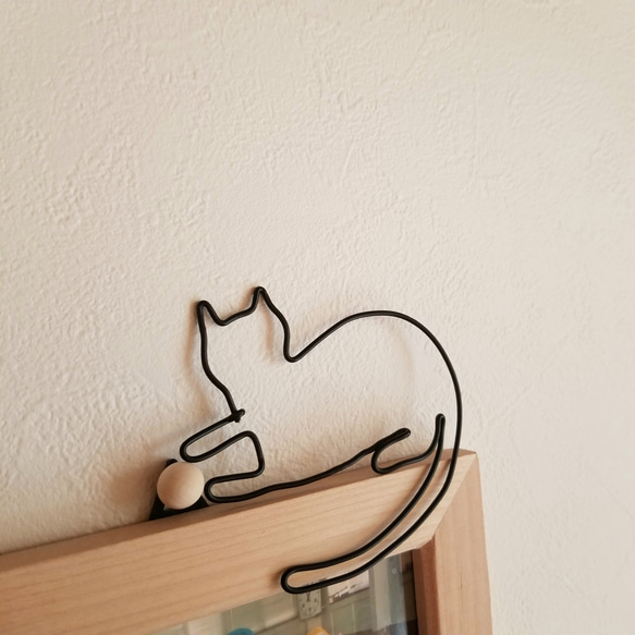 猫 壁飾り 送料無料】ウォールアクセント アイアンアート 壁飾り 壁掛け 2匹の
