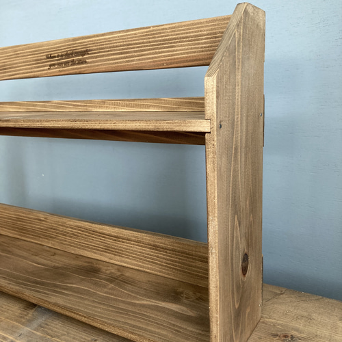 杉無垢材のアンティークディスプレイラック 棚・シェルフ・ラック