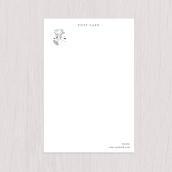 ポストカード2枚セット　赤い猫と青い鳥「ハルとソラ」No.2022-06 6枚目の画像