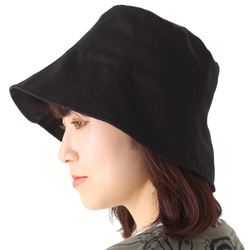 つば広帽子 レディース バケットハット 女性 夏 日焼け防止 日本製 大人 帽子 大きいサイズ 1枚目の画像