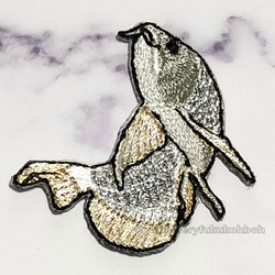 アロワナ　古代魚　淡水魚　龍魚　アロワナのワッペン 7枚目の画像