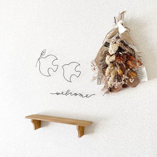 北欧の鳥 親子セットとwelcome】ワイヤーアート ワイヤークラフト