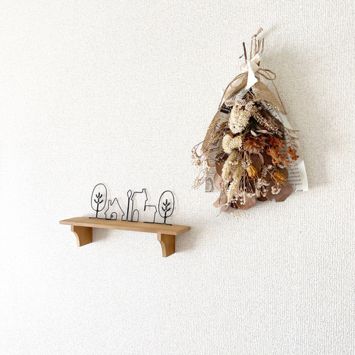 北欧の街並み②】ワイヤーアート ワイヤークラフト 北欧インテリア