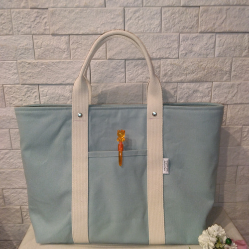 送料込】A4サイズ 11号帆布トートバッグ トートバッグ hina✩.*˚ 通販