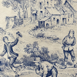 10cm〜19世紀後半 ダンスや音楽 おしゃべりを楽しむ田園風景のブルートワルドジュイ 5枚目の画像