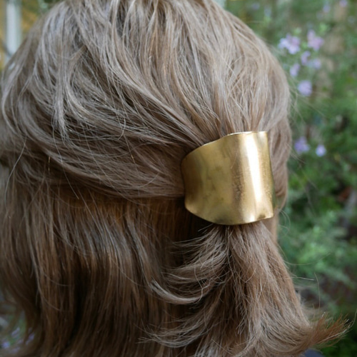 オーダー用 ヘアカフ ヘアピアス 真鍮アクセサリー ヘアピン brass 