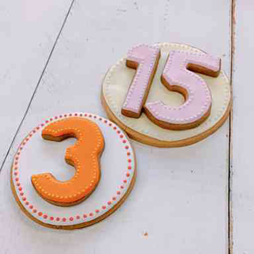 クッキーです 数字クッキー 【アイシングクッキー】 クッキー エパヌイール 通販