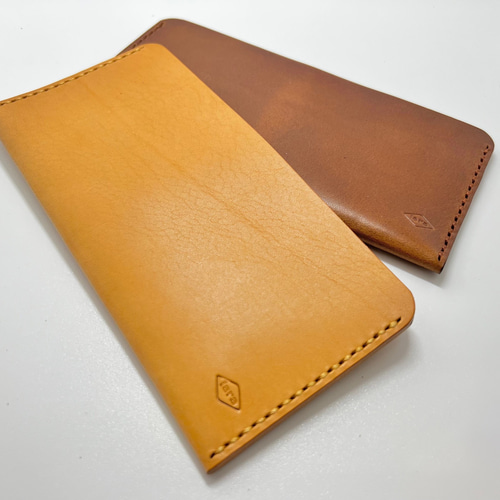 1枚革で製作した丈夫で使いやすいお札入れ イタリアレザー 長財布