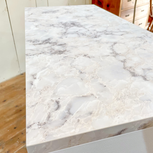 かわいい おしゃれ ネイルテーブル ネイルデスク W1000ホワイト 大理石