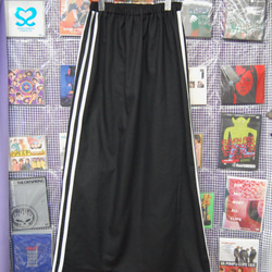 3line　long　skirt:black 1枚目の画像