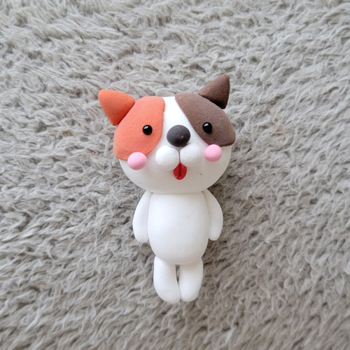 展示品】キューピットねこにゃん♡ 樹脂粘土